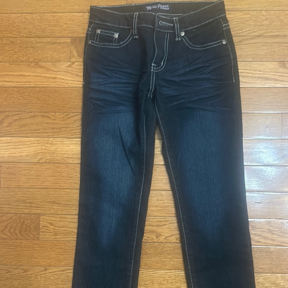 Miss Me Dark Wash Embellished Jeans - Picture 2 of 3